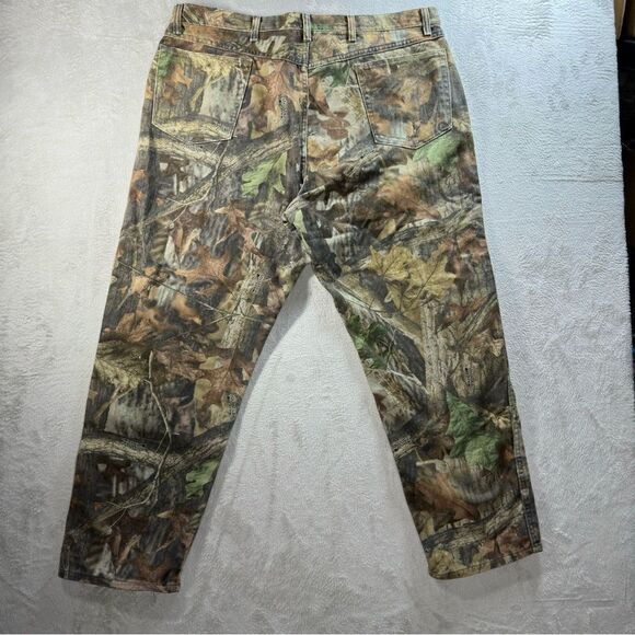 Wrangler Camo Double Knee Hunting Outdoor Pants Made In USA Vtg Men’s 42x30 - Picture 4 of 7